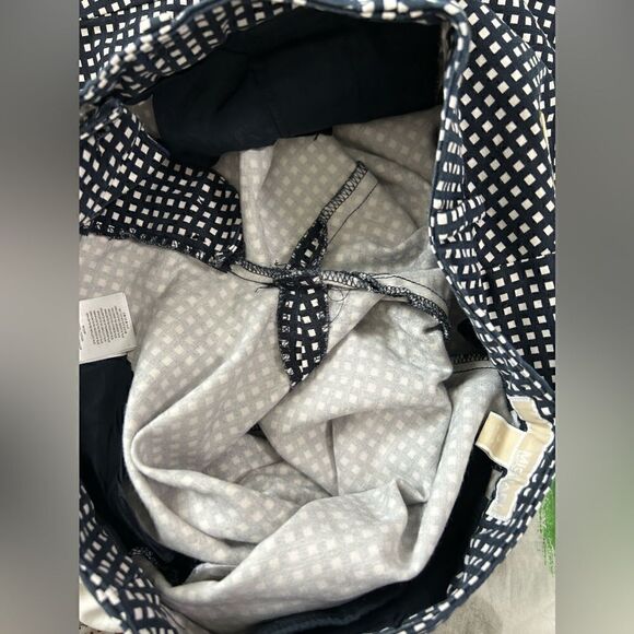 Michael By Michael Kors Plaid White and Blue Women’s Trouser - Picture 9 of 10